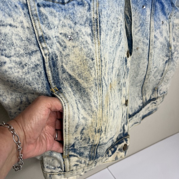 Jean Vest Atlantic City Airbrush Colorful Gambling Size XL - Picture 13 of 16